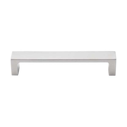5 Inch Center to Center Sanctuary II Modern Metro Cabinet Pull, Brushed Stainless Steel