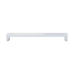 9 Inch Center to Center Sanctuary II Modern Metro Slot Cabinet Pull, Aluminum