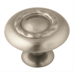 Clearance Sale, Inspirations 1-3/4 Inch Diameter Wrought Iron Dark Cabinet Knob