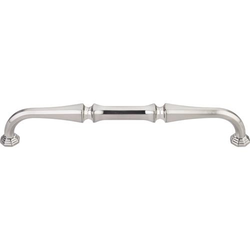7 Inch Center to Center Chareau Chalet Cabinet Pull, Brushed Satin Nickel