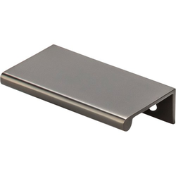 2 Inch Center to Center Mercer Europa Finger Pull, Ash Gray