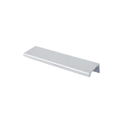 5 Inch Center to Center Mercer Europa Finger Pull, Polished Chrome