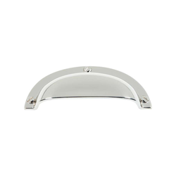Successi 2-1/2 Inch Center to Center Polished Nickel Cabinet Cup Pull