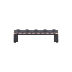 3-3/4 Inch Center to Center Mercer Quilted Cabinet Pull, Umbrio