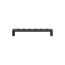 6-5/16 Inch Center to Center Mercer Quilted Cabinet Pull, Sable