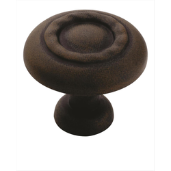 Clearance Sale, Inspirations 1-1/4 Inch Diameter Antique Rust Cabinet Knob