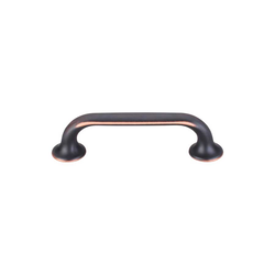 3-3/4 Inch Center to Center Mercer Oculus Oval Cabinet Pull, Umbrio