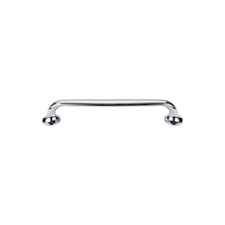6-5/16 Inch Center to Center Mercer Oculus Oval Cabinet Pull, Polished Chrome