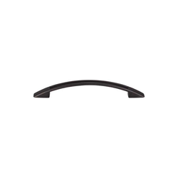 5-1/16 Inch Center to Center Mercer Tango Cut Out Cabinet Pull, Sable