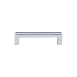 3-3/4 Inch Center to Center Transcend Podium Cabinet Pull, Polished Chrome