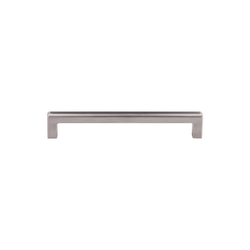 6-5/16 Inch Center to Center Transcend Podium Cabinet Pull, Brushed Satin Nickel