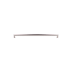12 Inch Center to Center Transcend Podium Cabinet Pull, Brushed Satin Nickel