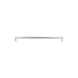 12 Inch Center to Center Transcend Podium Cabinet Pull, Polished Nickel