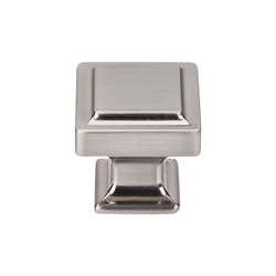 1-1/4 Inch Length Transcend Ascendra Cabinet Knob, Brushed Satin Nickel