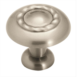 Inspirations 1-1/4 Inch Diameter Satin Nickel Cabinet Knob