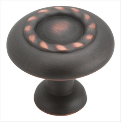 Inspirations 1-1/4 Inch Diameter Oil Rubbed Bronze Cabinet Knob