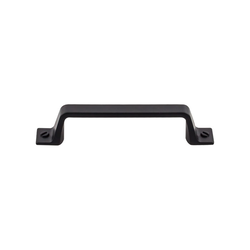 3-3/4 Inch Center to Center Barrington Channing Cabinet Pull, Flat Black