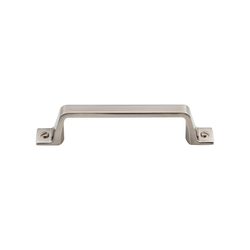 3-3/4 Inch Center to Center Barrington Channing Cabinet Pull, Brushed Satin Nickel
