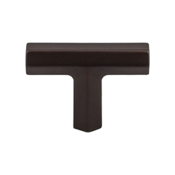 1-3/4 Inch Length Serene Lydia T-Shape Cabinet Knob, Oil Rubbed Bronze