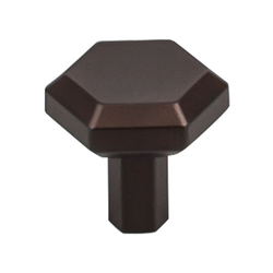 1-1/8 Inch Length Serene Lydia Cabinet Knob, Oil Rubbed Bronze