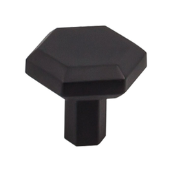 1-1/4 Inch Length Serene Lydia Cabinet Knob, Flat Black
