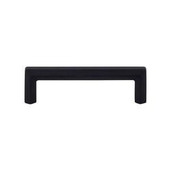 3-3/4 Inch Center to Center Serene Lydia Cabinet Pull, Flat Black
