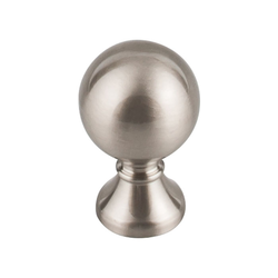 1 Inch Length Serene Kara Cabinet Knob, Brushed Satin Nickel