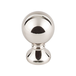 1 Inch Length Serene Kara Cabinet Knob, Polished Nickel
