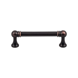 3-3/4 Inch Center to Center Serene Kara Cabinet Pull, Tuscan Bronze