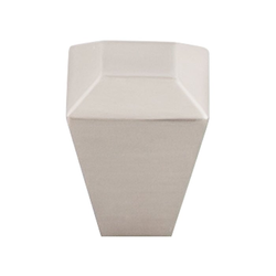 1 Inch Length Serene Juliet Cabinet Knob, Brushed Satin Nickel