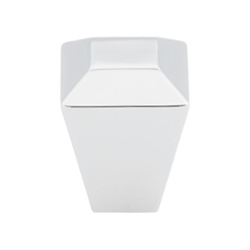 1 Inch Length Serene Juliet Cabinet Knob, Polished Chrome