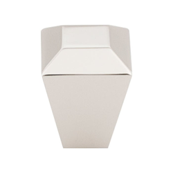 1 Inch Length Serene Juliet Cabinet Knob, Polished Nickel
