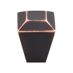 1 Inch Length Serene Juliet Cabinet Knob, Tuscan Bronze