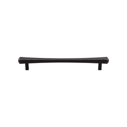 7-9/16 Inch Center to Center Serene Juliet Cabinet Pull, Tuscan Bronze