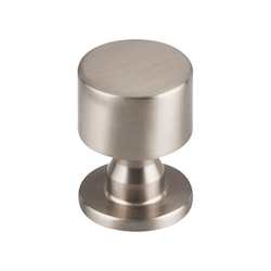 1 Inch Length Serene Lily Cabinet Knob, Brushed Satin Nickel