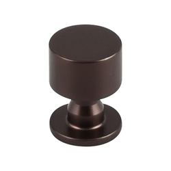 1 Inch Length Serene Lily Cabinet Knob, Oil Rubbed Bronze