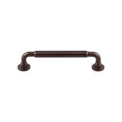 5-1/16 Inch Center to Center Serene Lily Cabinet Pull, Oil Rubbed Bronze