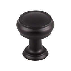 1 Inch Length Serene Eden Cabinet Knob, Flat Black