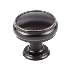 1-3/8 Inch Length Serene Eden Cabinet Knob, Tuscan Bronze