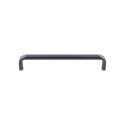 6-5/16 Inch Center to Center Devon Exeter Cabinet Pull, Flat Black