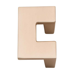 U-Turn 1-1/4 Inch Center to Center Champagne Cabinet Pull