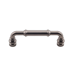 3-3/4 Inch Center to Center Devon Brixton Cabinet Pull, Ash Gray