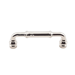 3-3/4 Inch Center to Center Devon Brixton Cabinet Pull, Polished Nickel