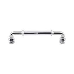 5-1/16 Inch Center to Center Devon Brixton Cabinet Pull, Polished Chrome