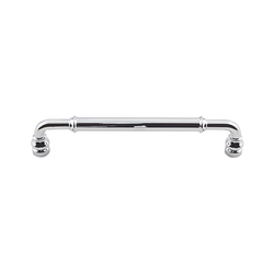 6-5/16 Inch Center to Center Devon Brixton Cabinet Pull, Polished Chrome