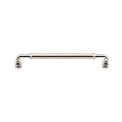 7-9/16 Inch Center to Center Devon Brixton Cabinet Pull, Brushed Satin Nickel
