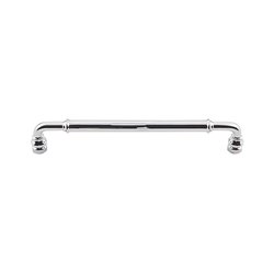 7-9/16 Inch Center to Center Devon Brixton Cabinet Pull, Polished Chrome