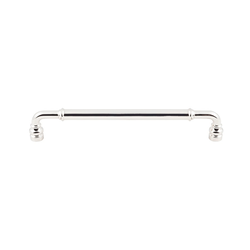 7-9/16 Inch Center to Center Devon Brixton Cabinet Pull, Polished Nickel