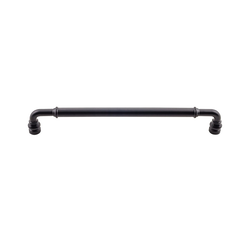 8-13/16 Inch Center to Center Devon Brixton Cabinet Pull, Flat Black