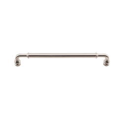 8-13/16 Inch Center to Center Devon Brixton Cabinet Pull, Brushed Satin Nickel